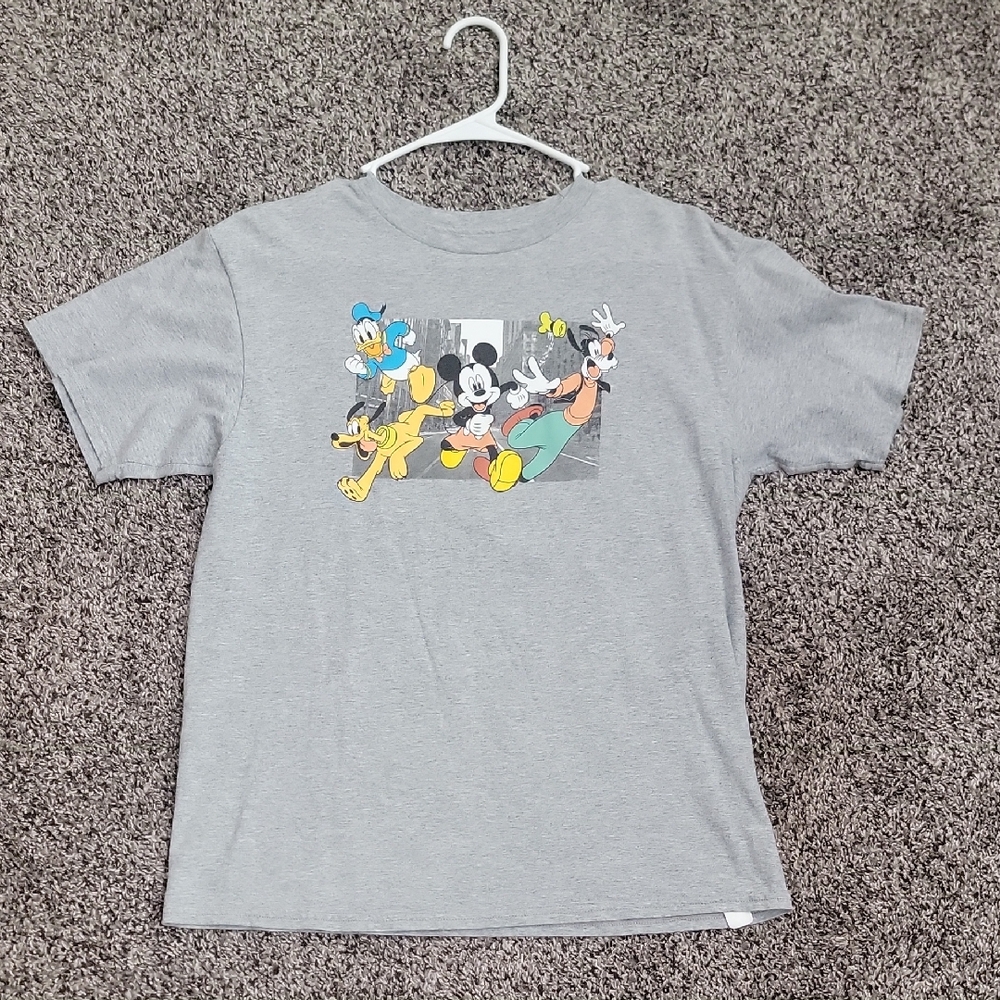 Disney Gray T-Shirt with Classic Characters
